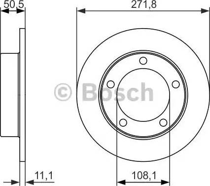 BOSCH 0 986 479 904 - Тормозной диск unicars.by