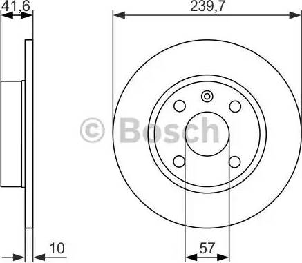 BOSCH 0 986 479 903 - Тормозной диск unicars.by