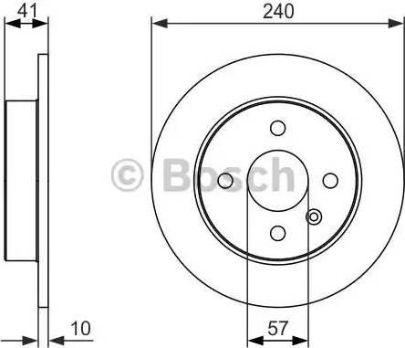 BOSCH 0 986 479 918 - Тормозной диск unicars.by