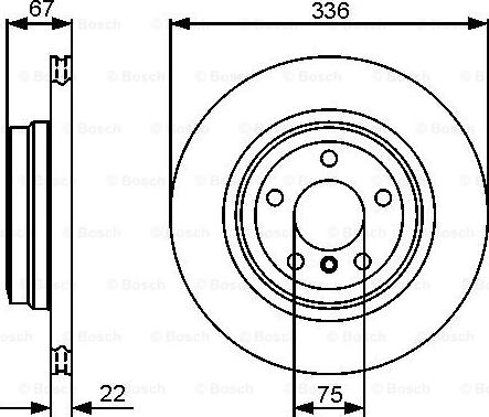 BOSCH 0 986 479 439 - Тормозной диск unicars.by