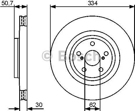 BOSCH 0 986 479 426 - Тормозной диск unicars.by