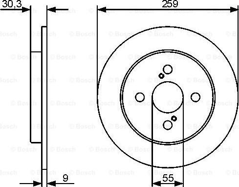 BOSCH 0 986 479 420 - Тормозной диск unicars.by