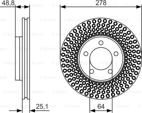 BOSCH 0 986 479 699 - Тормозной диск unicars.by