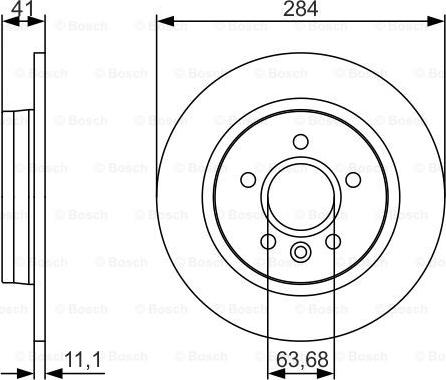 BOSCH 0 986 479 A36 - Тормозной диск unicars.by