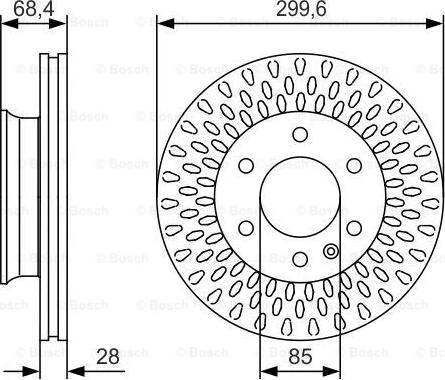 BOSCH 0 986 479 R78 - Тормозной диск unicars.by