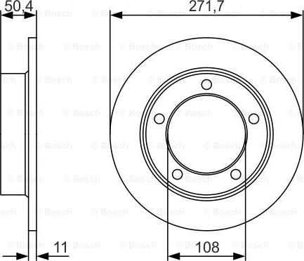 BOSCH 0 986 479 R73 - Тормозной диск unicars.by