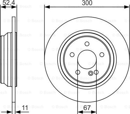 BOSCH 0 986 479 S33 - Тормозной диск unicars.by