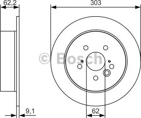 BOSCH 0 986 479 U28 - Тормозной диск unicars.by