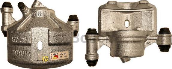 BOSCH 0 986 474 393 - Тормозной суппорт unicars.by