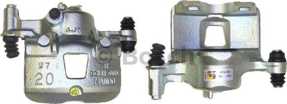 BOSCH 0 986 474 203 - Тормозной суппорт unicars.by