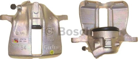 BOSCH 0 986 474 712 - Тормозной суппорт unicars.by