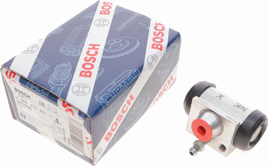 BOSCH 0 986 475 951 - Колесный тормозной цилиндр unicars.by