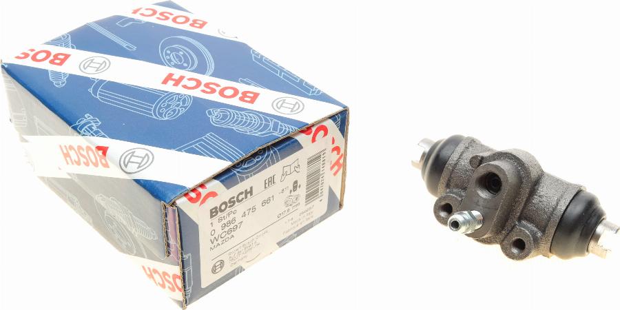 BOSCH 0 986 475 661 - Колесный тормозной цилиндр unicars.by