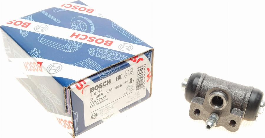 BOSCH 0 986 475 668 - Колесный тормозной цилиндр unicars.by