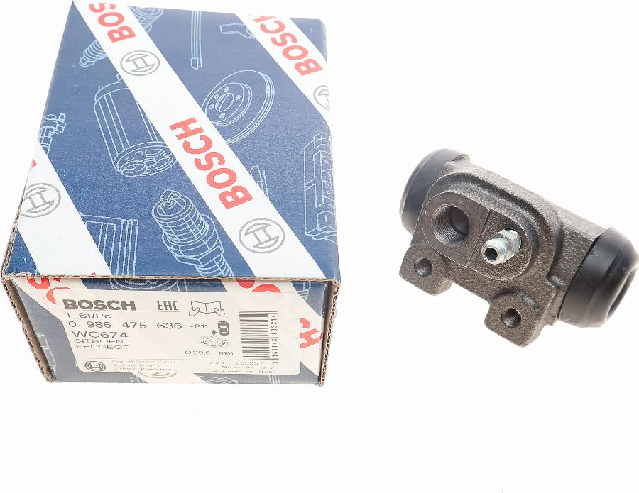 BOSCH 0 986 475 636 - Колесный тормозной цилиндр unicars.by