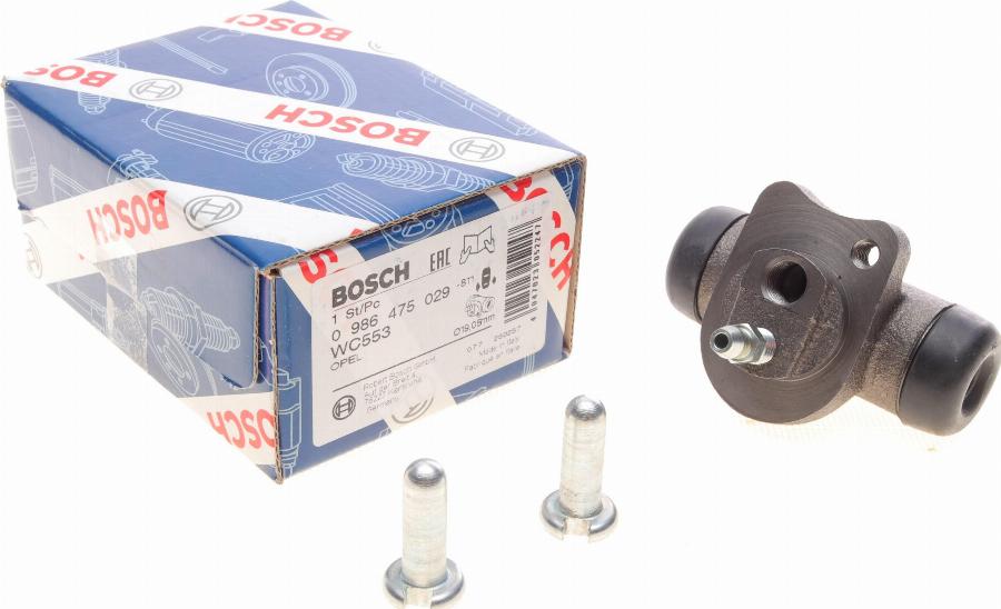 BOSCH 0 986 475 029 - Колесный тормозной цилиндр unicars.by