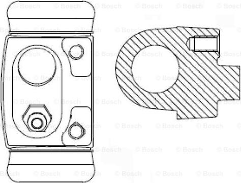 BOSCH 0 986 475 846 - Колесный тормозной цилиндр unicars.by