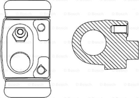 BOSCH 0 986 475 847 - Колесный тормозной цилиндр unicars.by