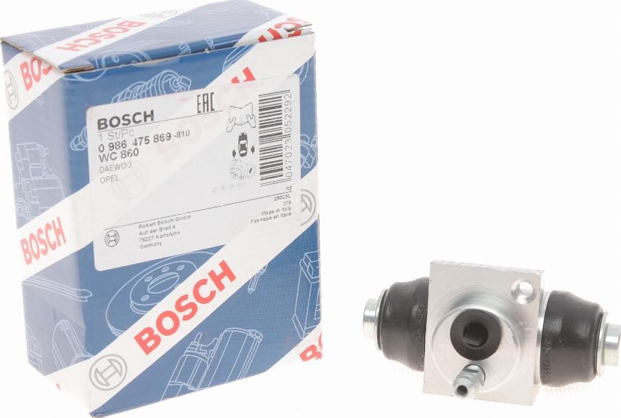 BOSCH 0 986 475 869 - Колесный тормозной цилиндр unicars.by