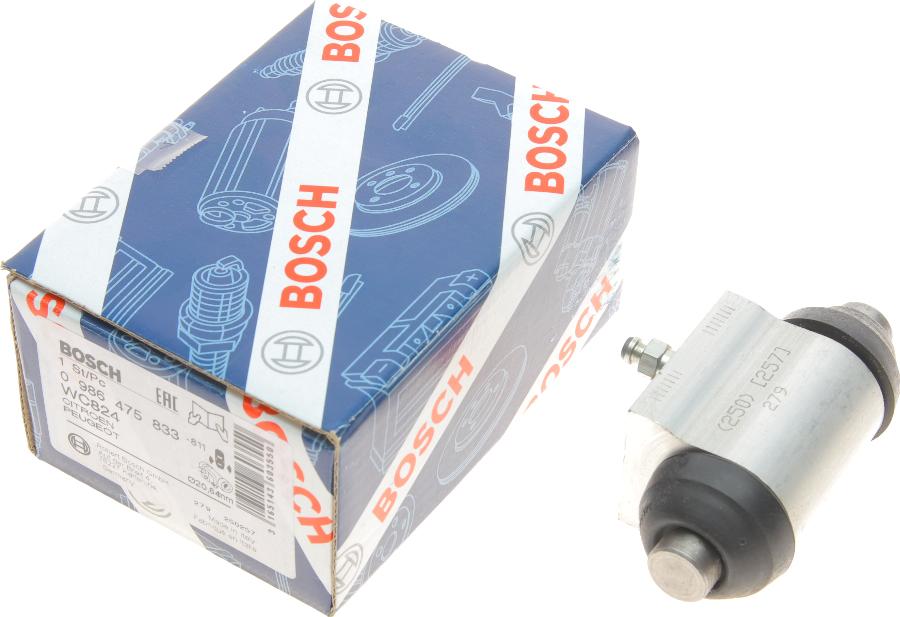 BOSCH 0 986 475 833 - Колесный тормозной цилиндр unicars.by