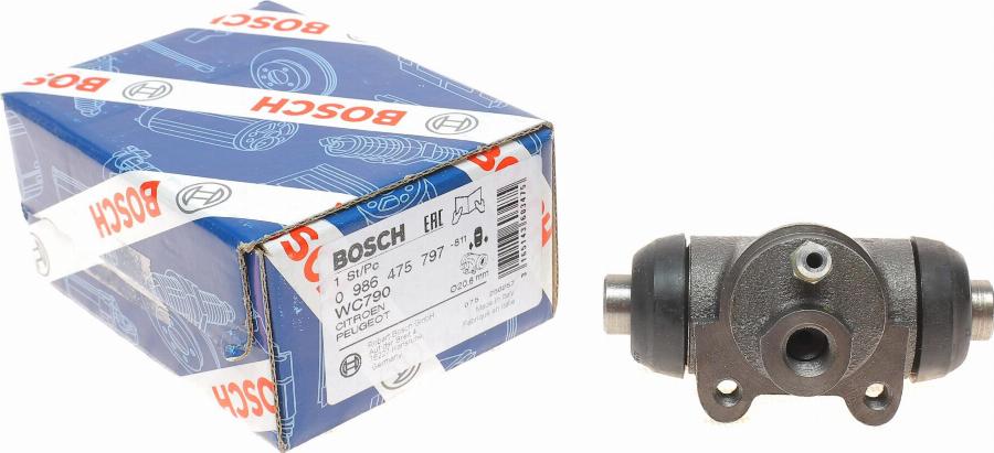 BOSCH 0 986 475 797 - Колесный тормозной цилиндр unicars.by