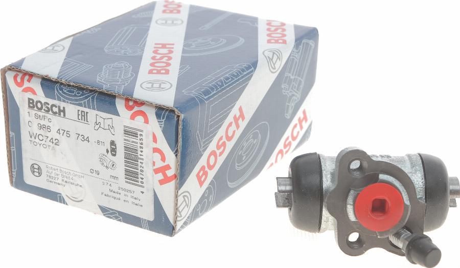 BOSCH 0 986 475 734 - Колесный тормозной цилиндр unicars.by