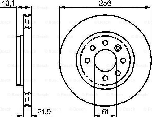 BOSCH 0 986 478 431 - Тормозной диск unicars.by