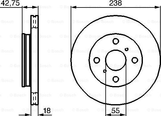 Kavo Parts BR-9373 - Тормозной диск unicars.by