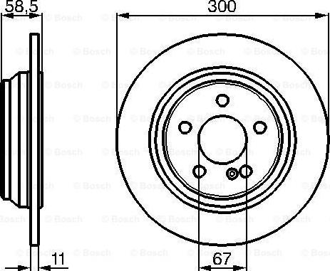 BOSCH 0 986 478 472 - Тормозной диск unicars.by