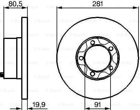 BOSCH 0 986 478 138 - Тормозной диск unicars.by