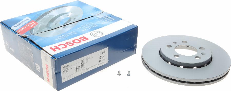 BOSCH 0 986 478 853 - Тормозной диск unicars.by