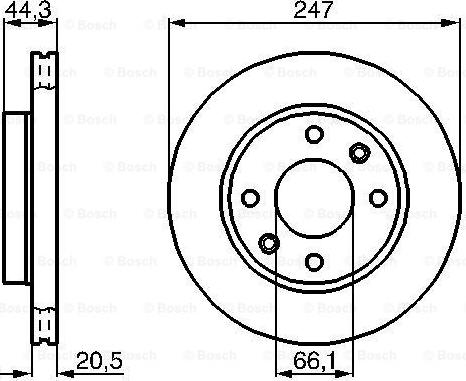 Ferodo DRF154 - Тормозной диск unicars.by