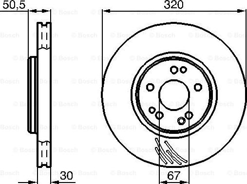 BOSCH 0 986 478 792 - Тормозной диск unicars.by