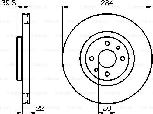 BOSCH 0 986 478 786 - Тормозной диск unicars.by