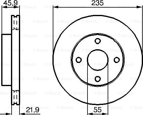 BOSCH 0 986 478 787 - Тормозной диск unicars.by