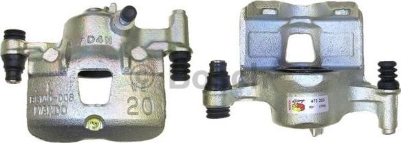 BOSCH 0 986 473 203 - Тормозной суппорт unicars.by