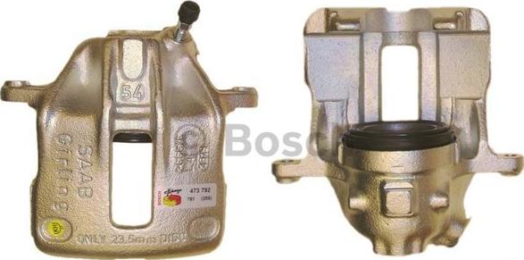 BOSCH 0 986 473 792 - Тормозной суппорт unicars.by