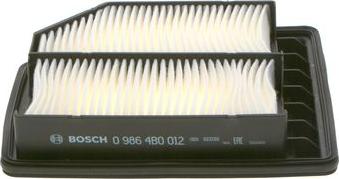 BOSCH 0 986 4B0 012 - Воздушный фильтр, двигатель unicars.by