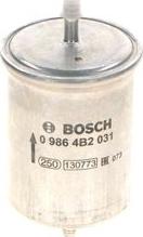 BOSCH 0 986 4B2 031 - Топливный фильтр unicars.by