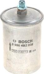 BOSCH 0 986 4B2 038 - Топливный фильтр unicars.by