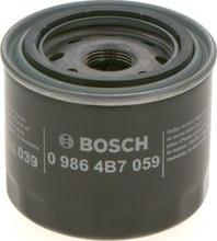 BOSCH 0 986 4B7 059 - Масляный фильтр unicars.by