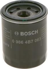 BOSCH 0 986 4B7 063 - Масляный фильтр unicars.by