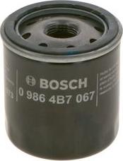 BOSCH 0 986 4B7 067 - Масляный фильтр unicars.by