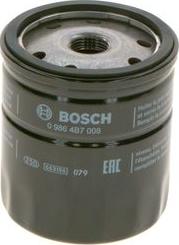 BOSCH 0 986 4B7 008 - Масляный фильтр unicars.by