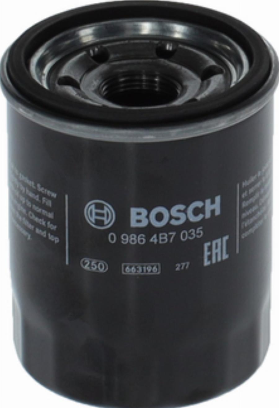 BOSCH 0 986 4B7 035 - Масляный фильтр unicars.by