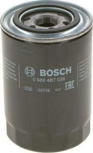 BOSCH 0 986 4B7 036 - Масляный фильтр unicars.by