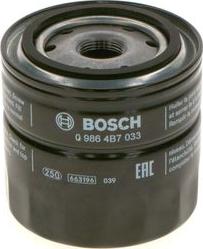 BOSCH 0 986 4B7 033 - Масляный фильтр unicars.by