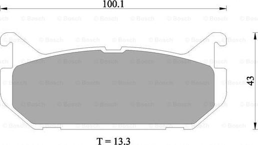 BOSCH 0 986 505 915 - Тормозные колодки, дисковые, комплект unicars.by