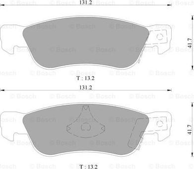 BOSCH 0 986 505 701 - Тормозные колодки, дисковые, комплект unicars.by