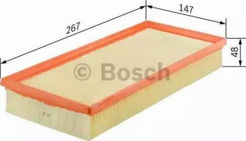 BOSCH 0 986 626 844 - Воздушный фильтр, двигатель unicars.by